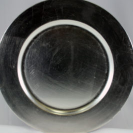 Silver Lacquer Round Charger